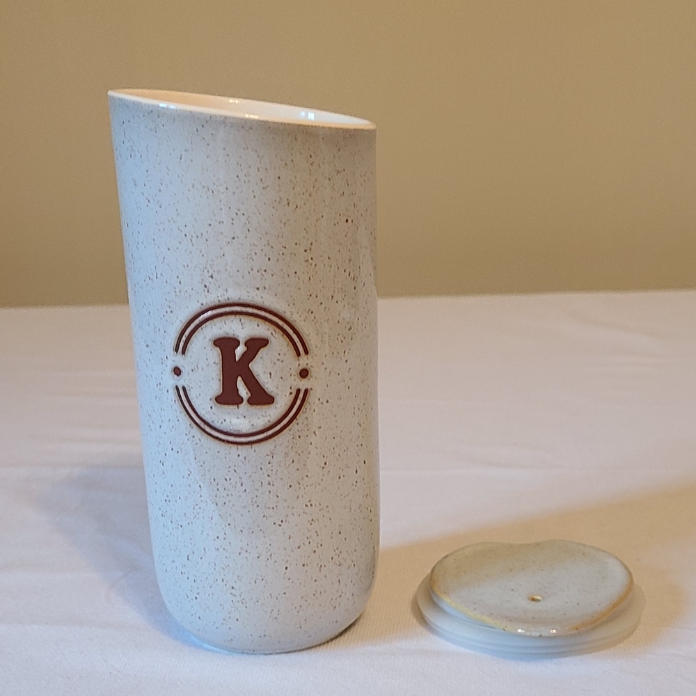 TAG Reactive Speckle Monogram Travel Mug In K